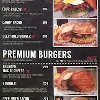 Menu of Zark's Burgers, South Caloocan, Caloocan City .